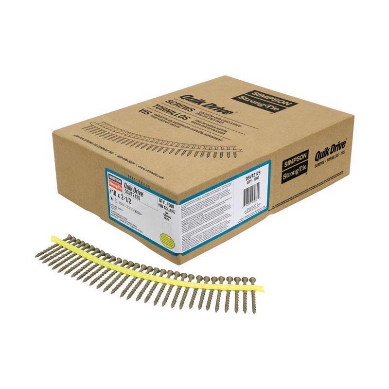 SCREW #10X2-1/2" 1000PK