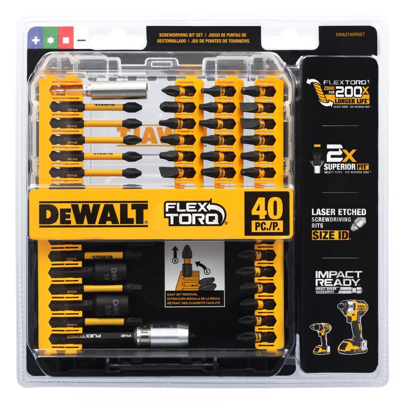 DW FTQ DRVR BIT SET 40PC