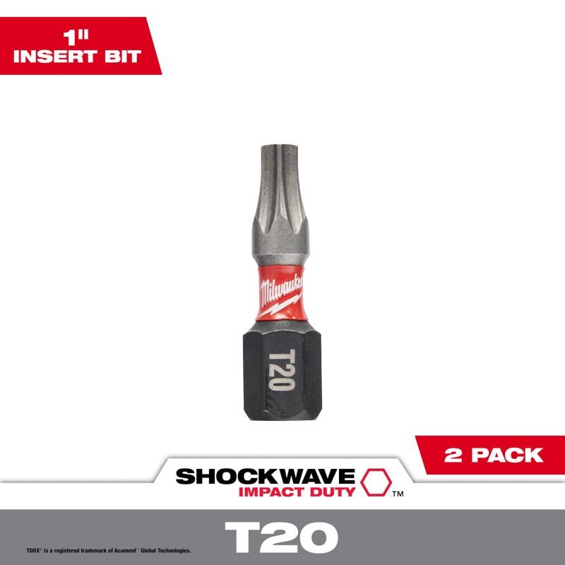 INSRT BT STL HX SHNK 1"