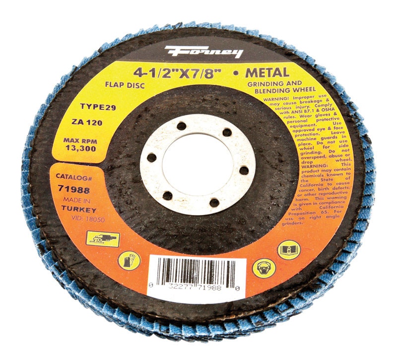 FLAP DISC 120GRIT 4.5"