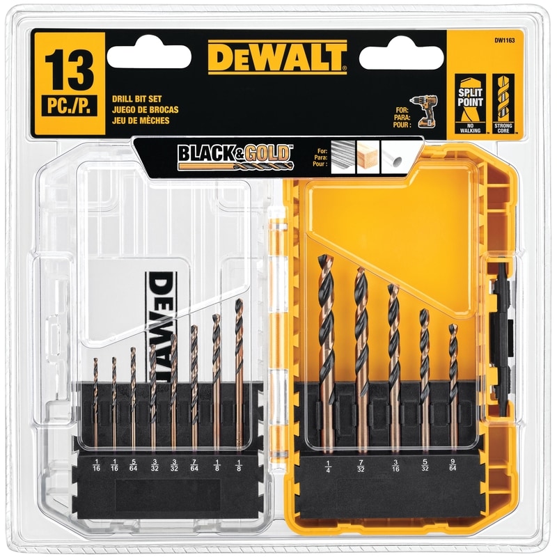 DRILLBIT SET BLK OX 13PC