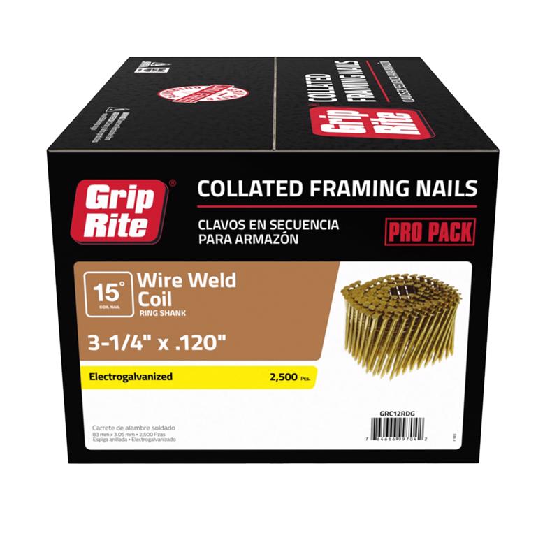 COIL NAIL 3-1/4" BX2500