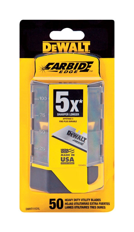UTILITY BLADE CARBID50PK