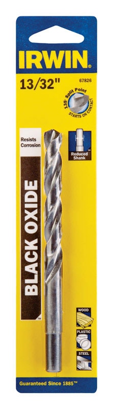 DRILL BIT13/32"BLK OXIDE