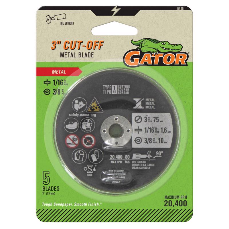 METAL CUT WHL 3X1/16X3/8