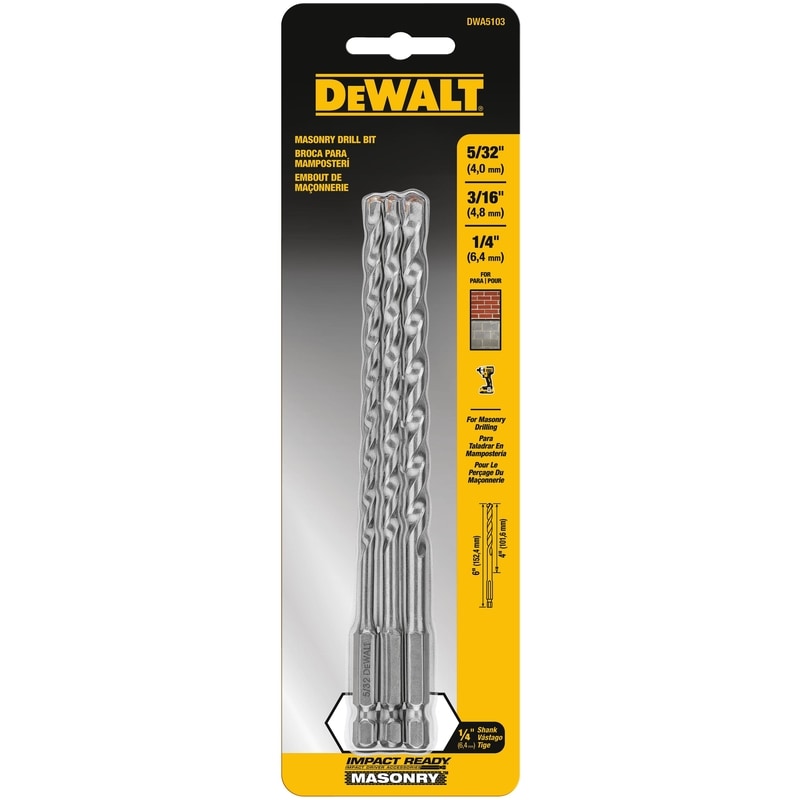 IR MASONRY BIT SET 3PC