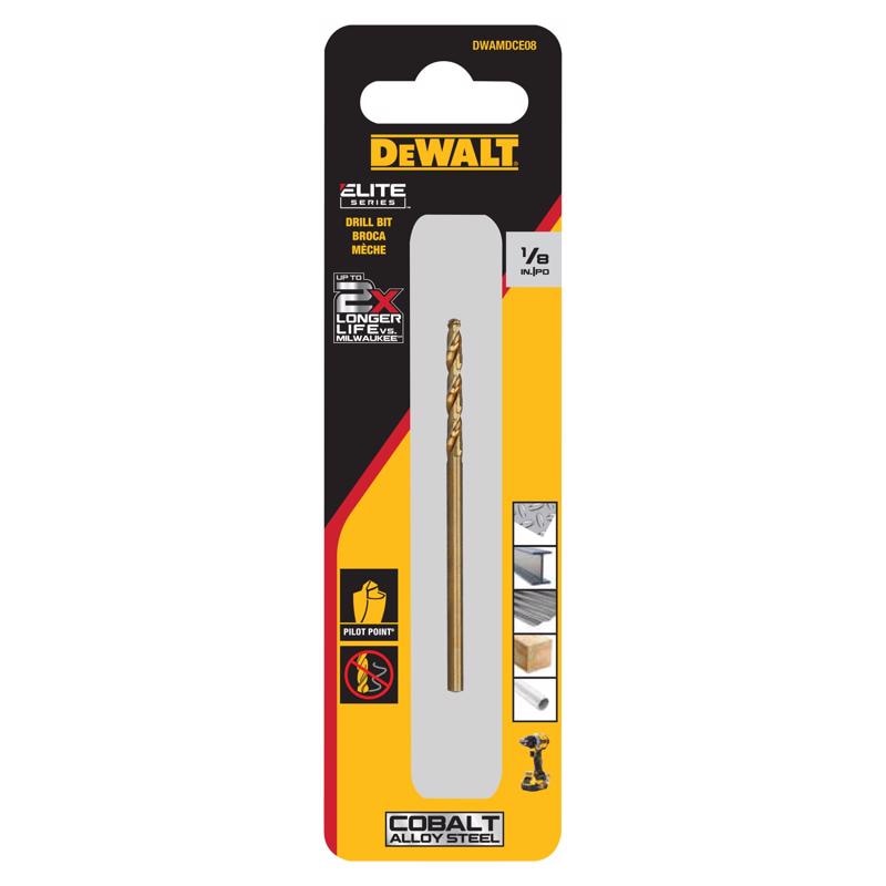 COBALT DRILL BIT 1/8" DW