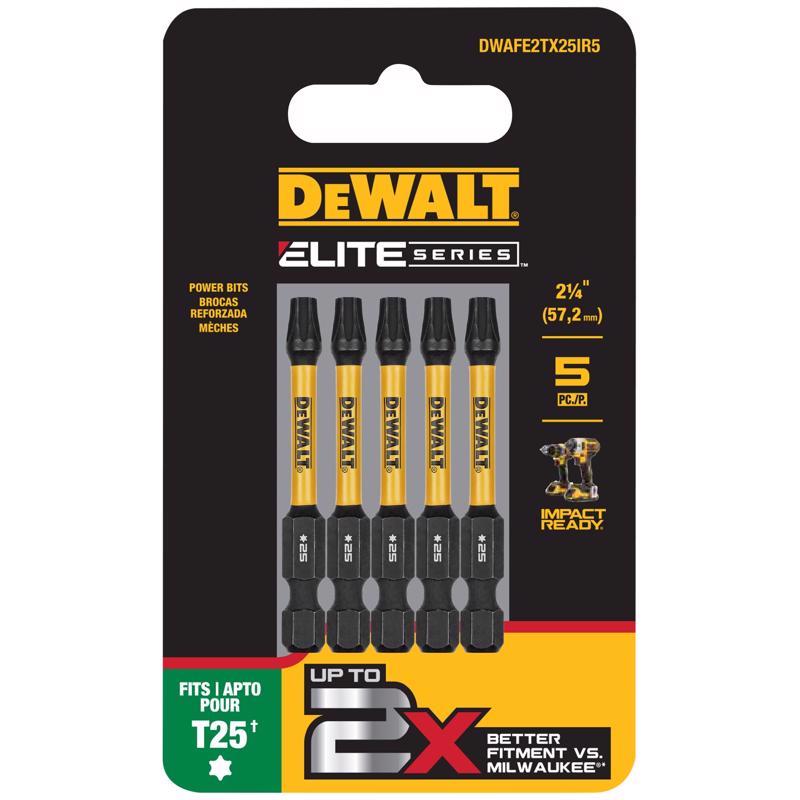 IMPACT DRV BIT T25X2"5PC