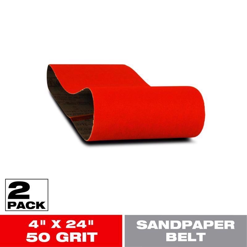 SAND BELT 4"X24"120G 2PK