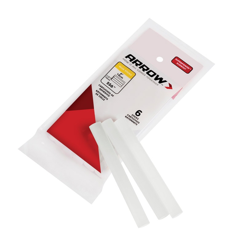 GLUE STICKS 0.5IN. CLR 6