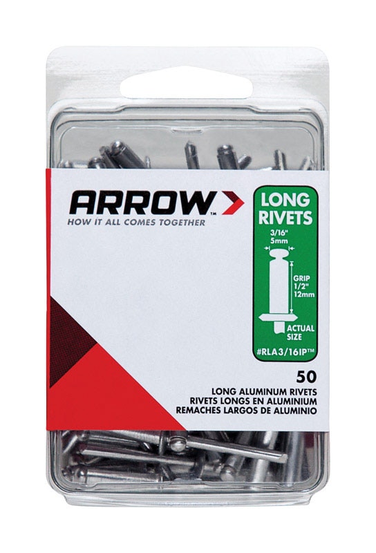 RVT AL 3/16"X1/2" 50PK