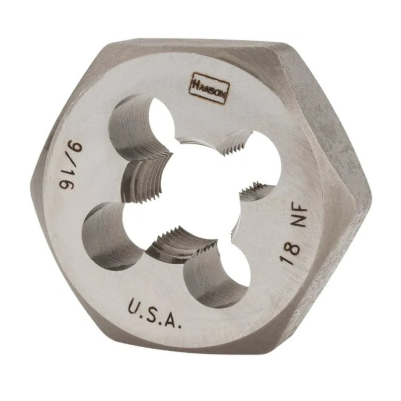 DIE 1-7/16" HX 9/16-18NF