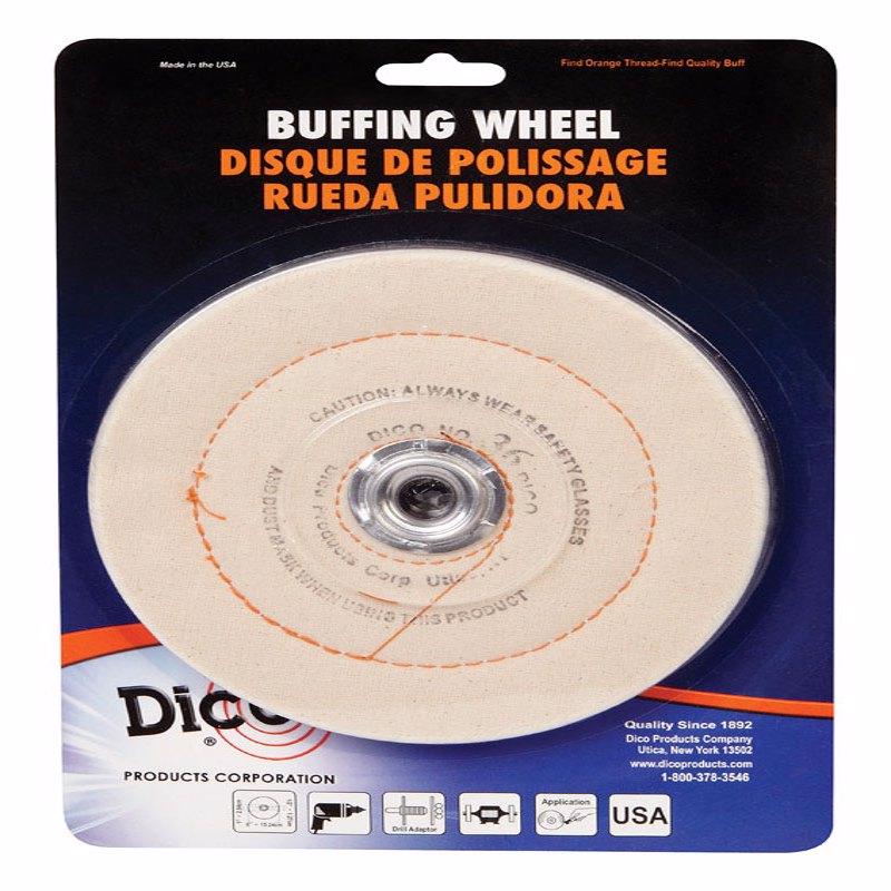 WHEEL BUFF 6"CUSHION SEW