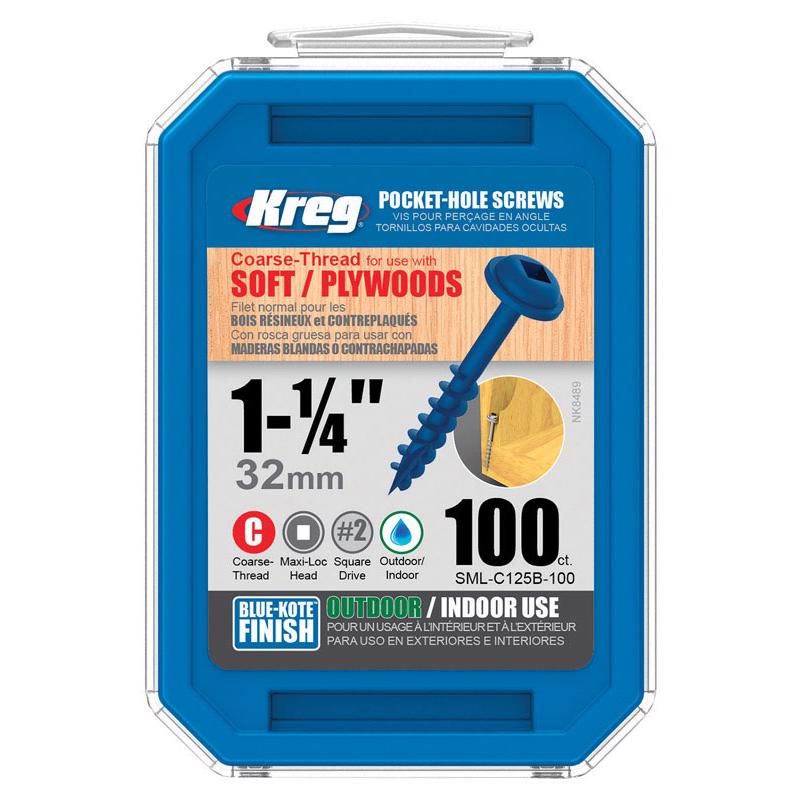 PCKT-HOLE SCREW #8 100PK