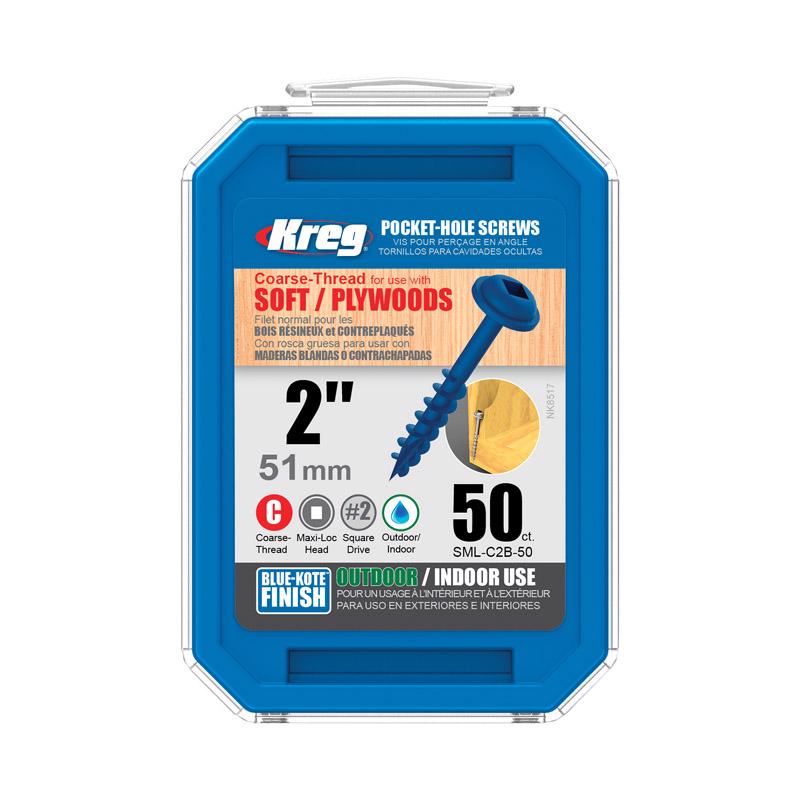 POCKET HOLE SCREW 2" 50PK