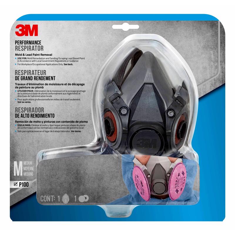 RESPIRATOR VLV P100 MED