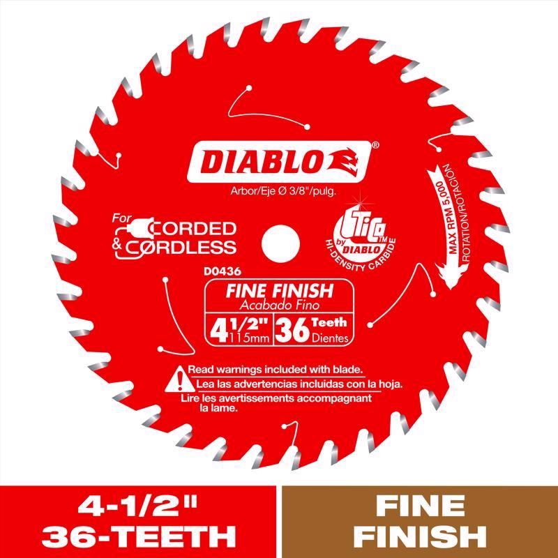 SAW BLADE 36T 4-1/2"DIA