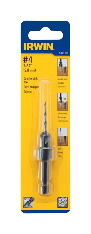 IRWIN WD CNTRSINK #4
