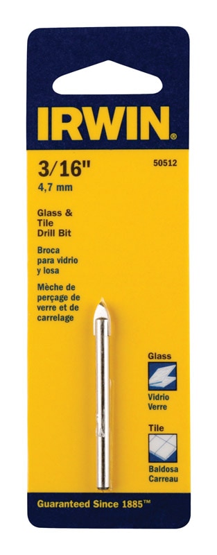 GLASS/TILE DRLBT 3/16X4"