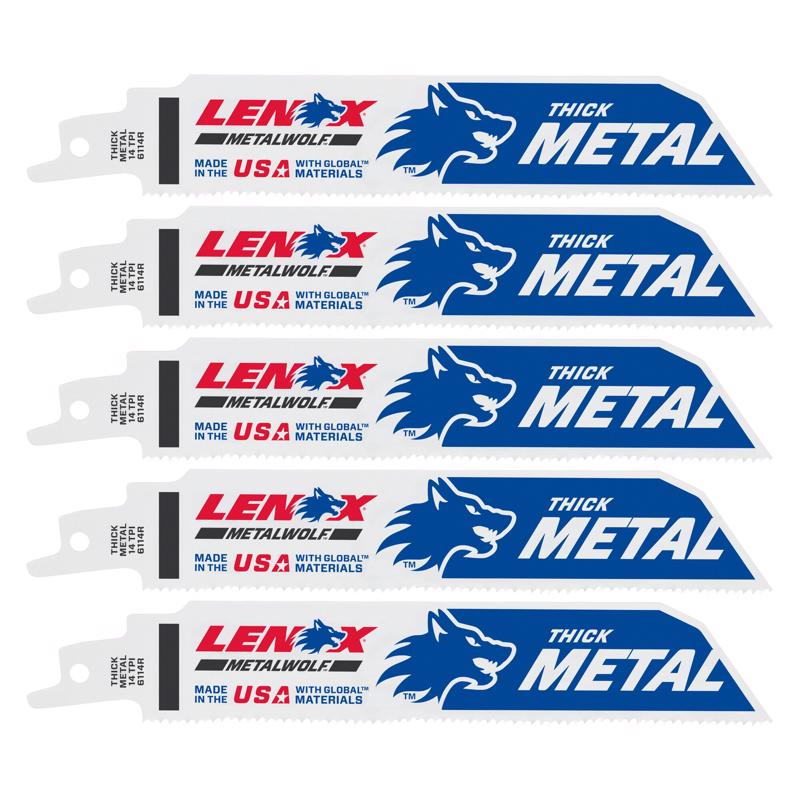 LZR RECIP SB 6"X14TPI 5P