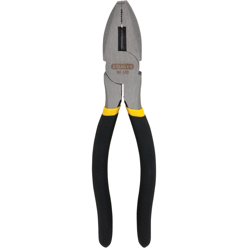 STNLY LINESMAN PLIERS 8"