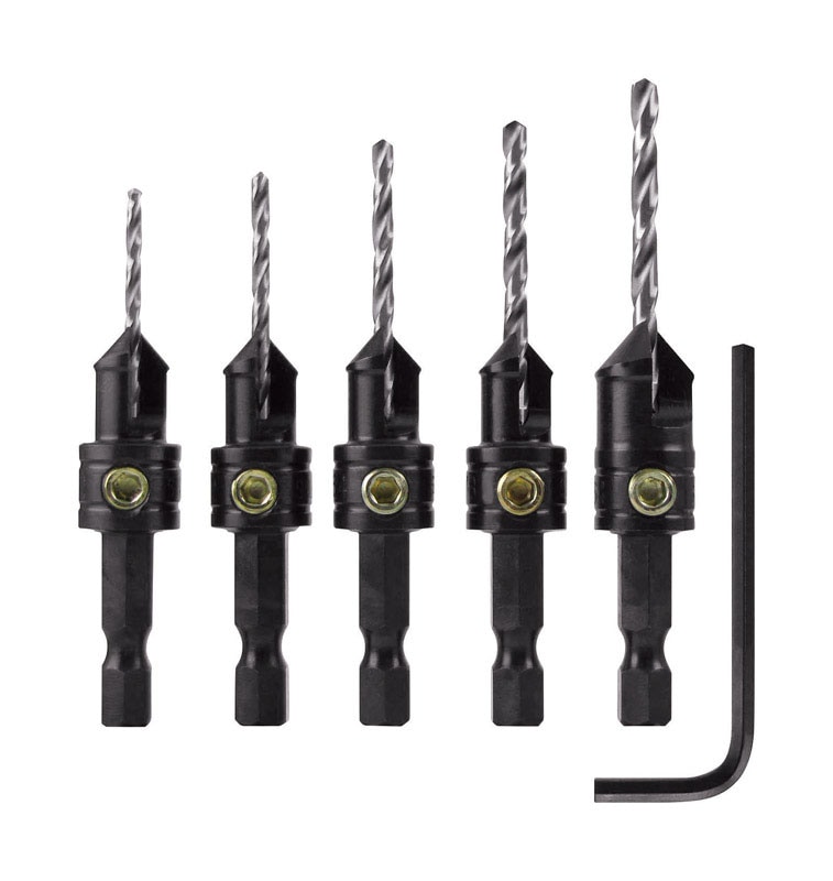 SNAPPY COUNTERSNK SET 5P