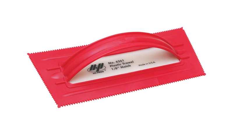 TROWL 1/8" V-NOTCH RED