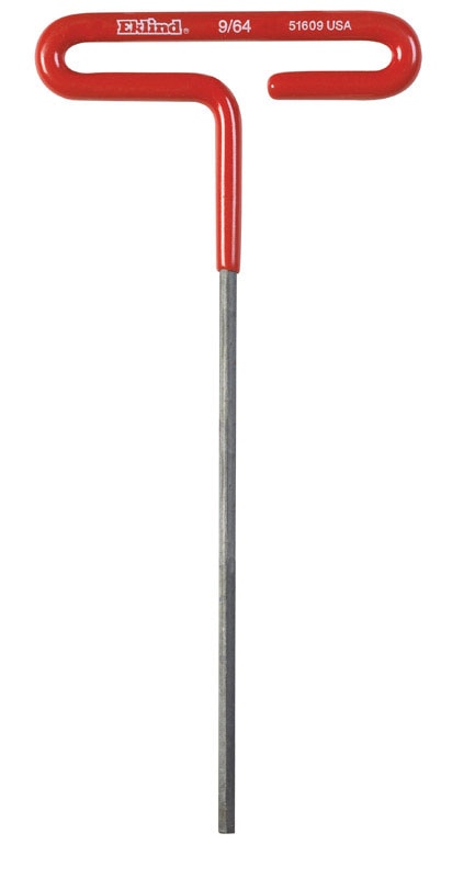 HEX KEY T HNDL 6" 9/64"