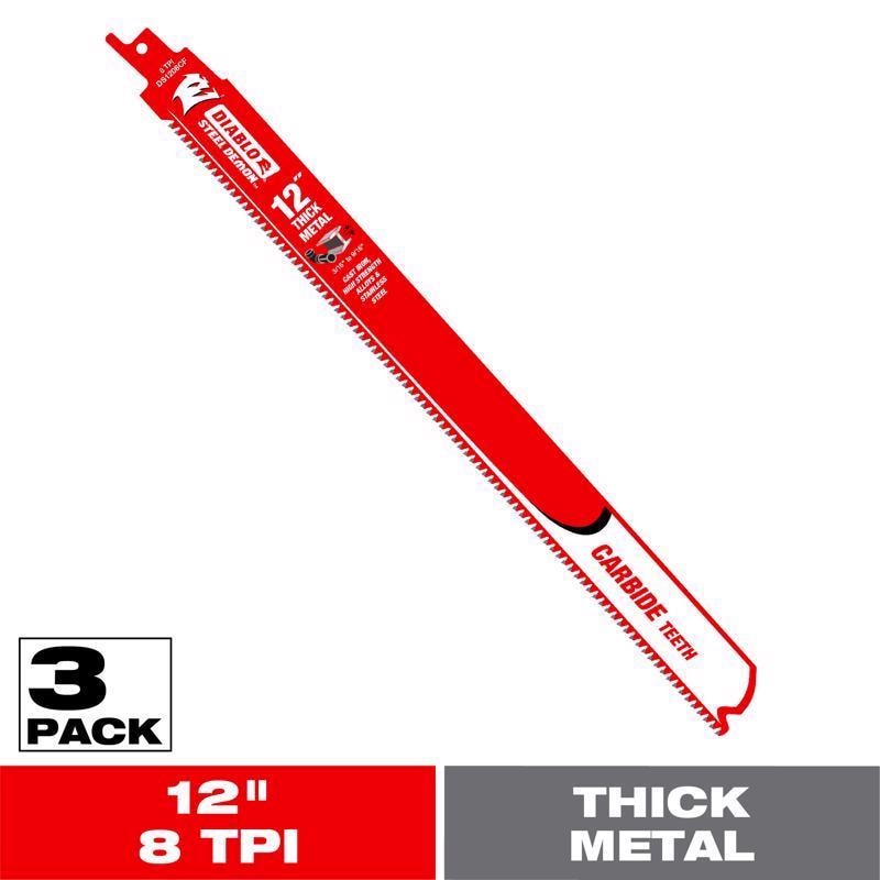 METAL RECIP SWBLD 12"8T