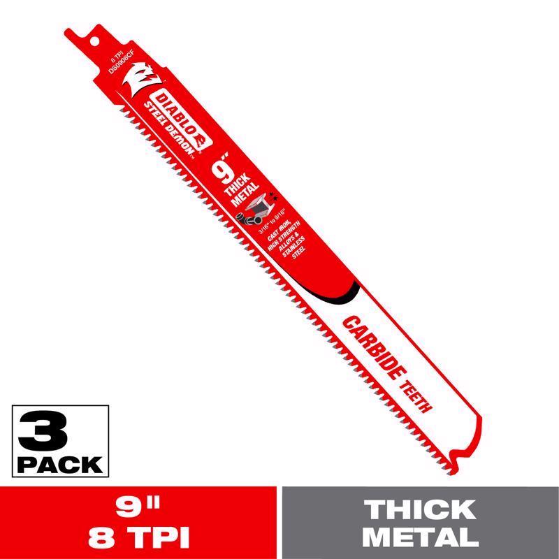 METAL RECIP SWBLD 9"8TPI