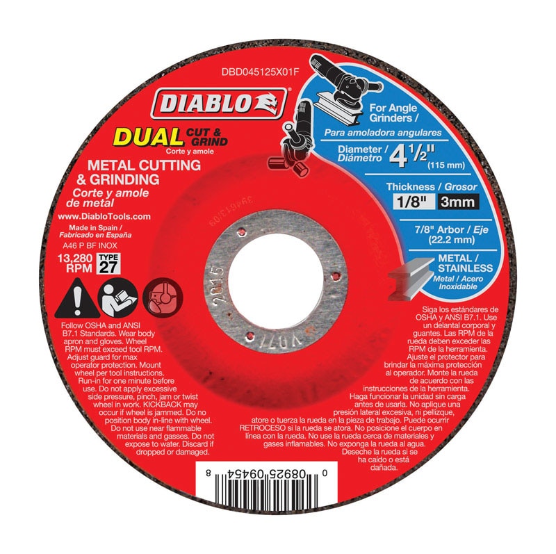 METAL CUT&GRND DSC 4-1/2"