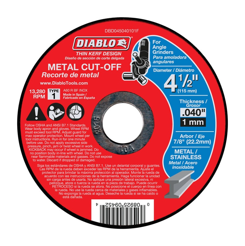 METAL CUTOFF DSC 4.5" TK