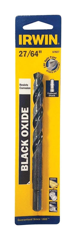 DRILL BT BLK OXID 27/64"