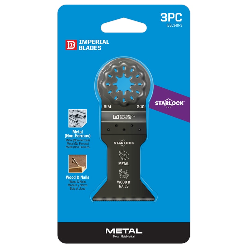 BLADE MTL/WD1-3/4" 3PK