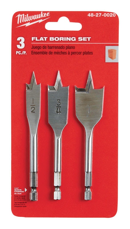 FLAT BORING SET 4.5"3P