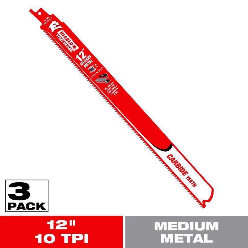 RCPRT BLD STL DMN CT 12"