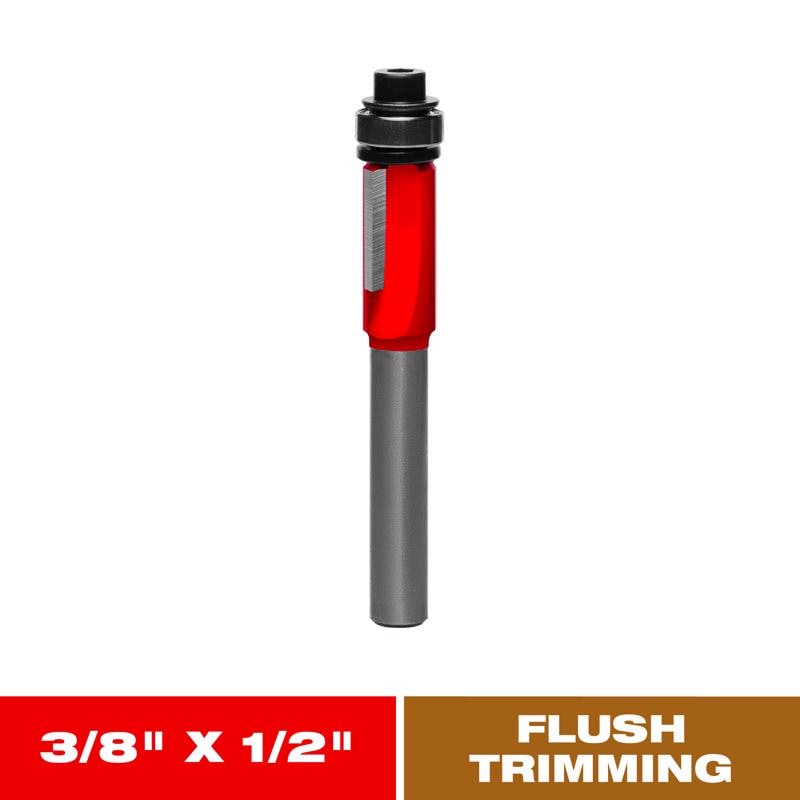 FLUSH TRIM RTR BIT 3/8"D