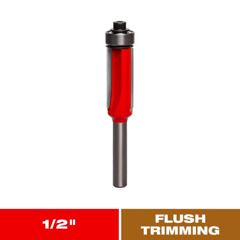 FLUSH TRIM RTR BIT 1/2"D