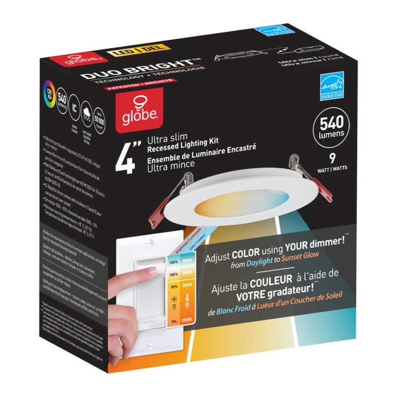 LED REC SLIM LIGHT KIT 4"