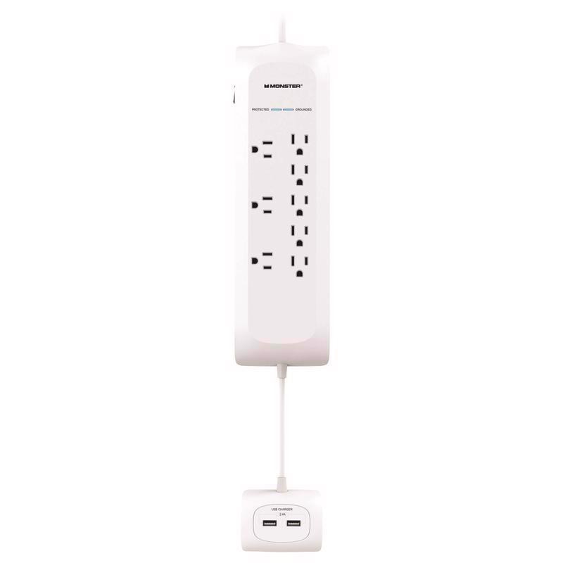 SURGE PROTECTOR 8OUT2USB
