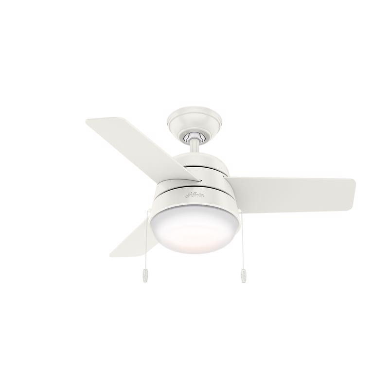 CEILING FAN 1LT WHT 36"