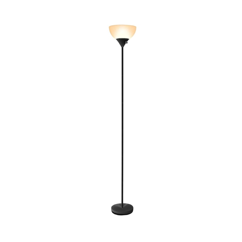 FLOOR LAMP BLACK 71"H