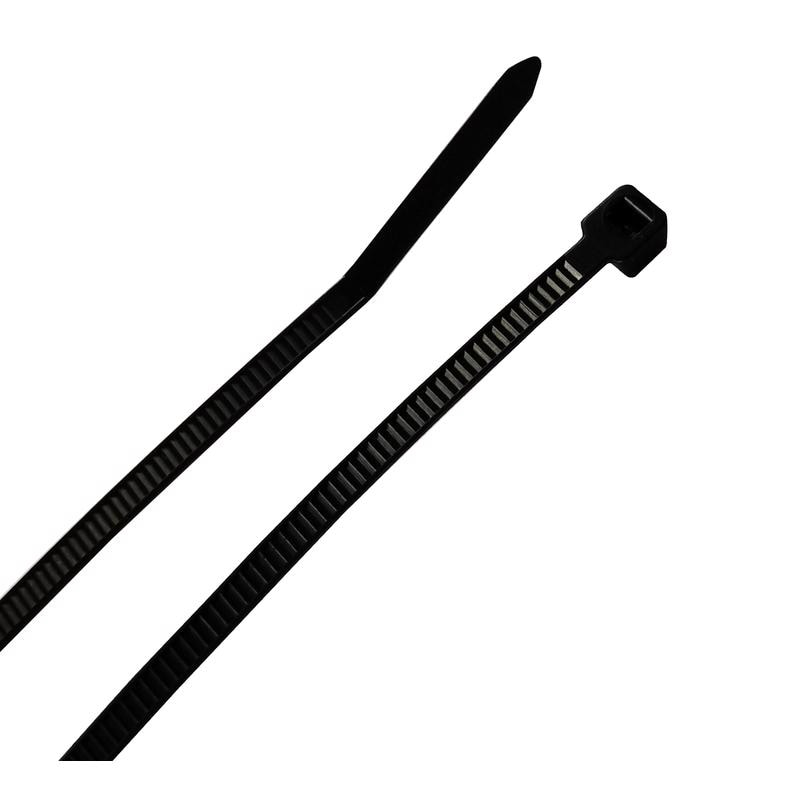 CABLE TIE 4"18#BLK 100PK