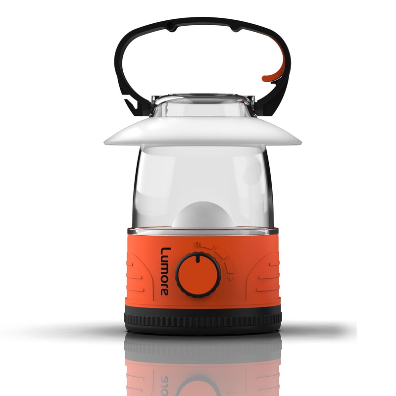 LED LANTERN BLK/ORG 50L