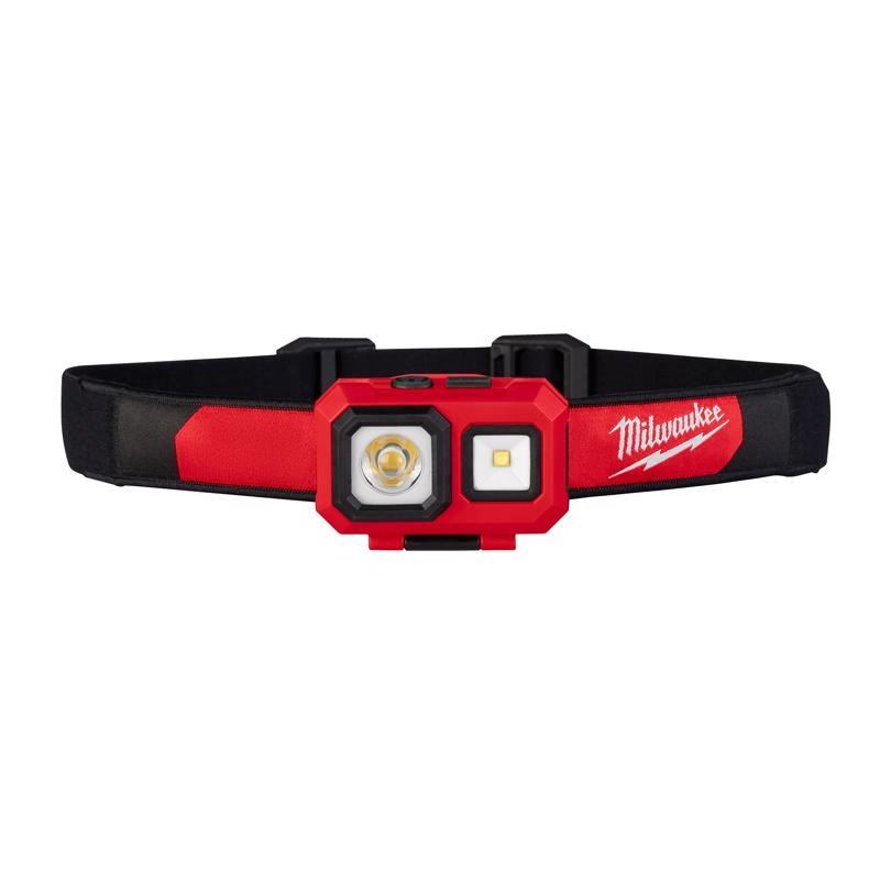 LED HEADLAMP BLK/RD 450L