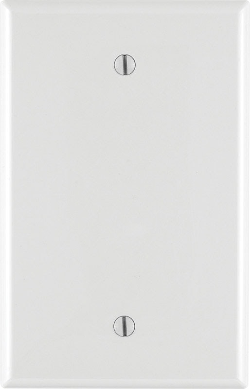 WALLPLATE 1G MID BLNK WH