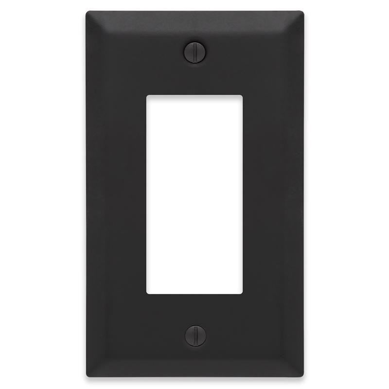 WALL PLT BLK RKER 1GANG