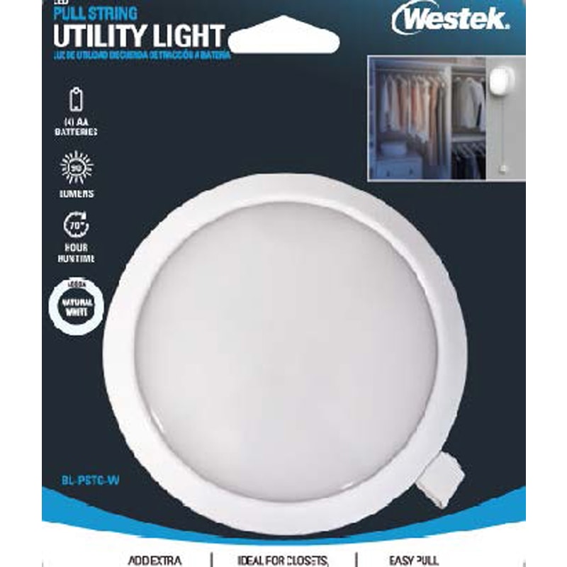 UTILITY LED WH 90L 4.1"H