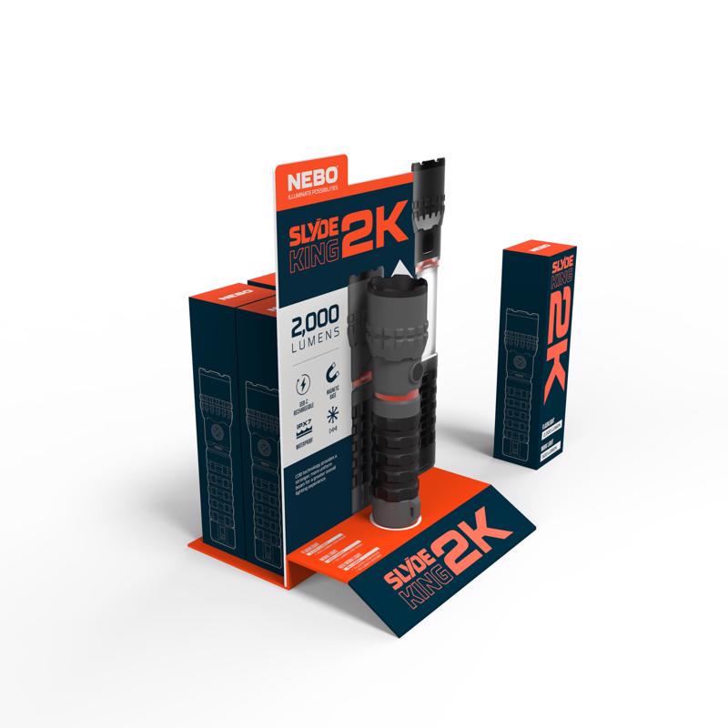 FLASHLIGHT GRY 9.63"L