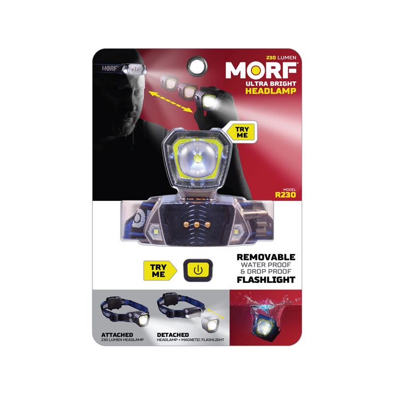 HEADLAMP BLACK 230L